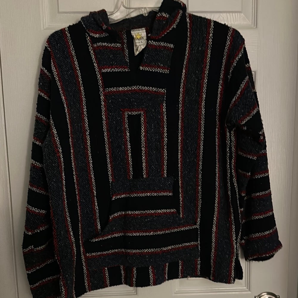 Sunspecs Black and Red Men's Sweater drug rug size L